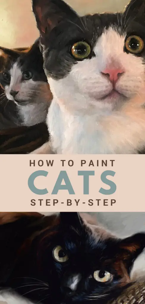 How to paint a cat in oil step-by-step – Shelley Hanna I'll show you step-by-step how I paint a cat in oil