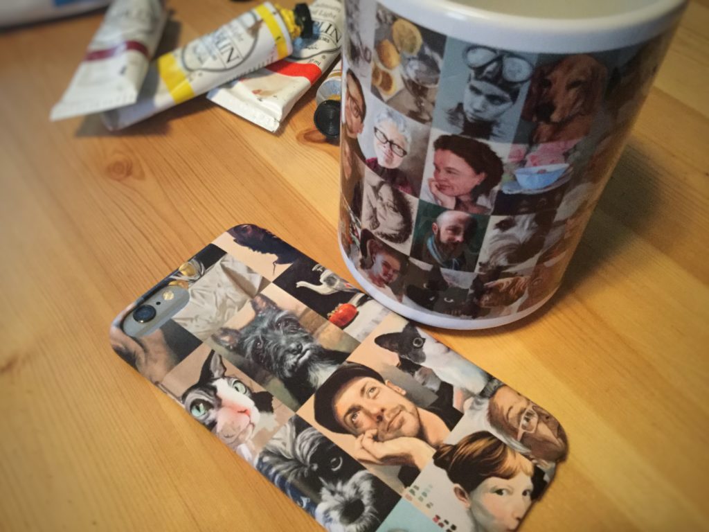 Zazzle coffee mug and iphone case