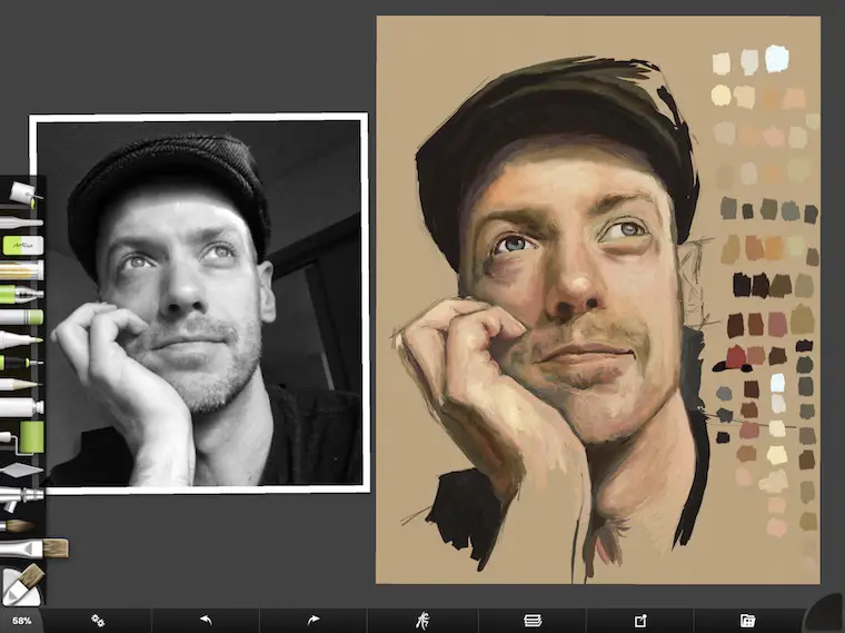 7 Portrait Painting Tips From The #30faces30days Challenge