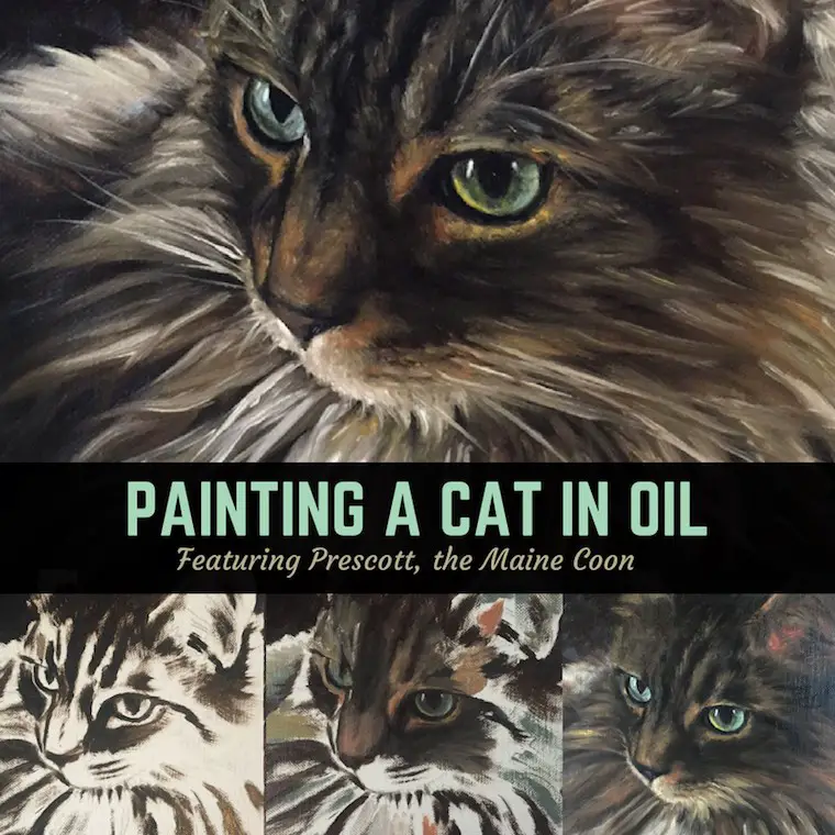 Painting A Cat In Oil Featuring Prescott jpg