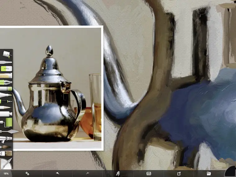 painting silver objects step-by-step