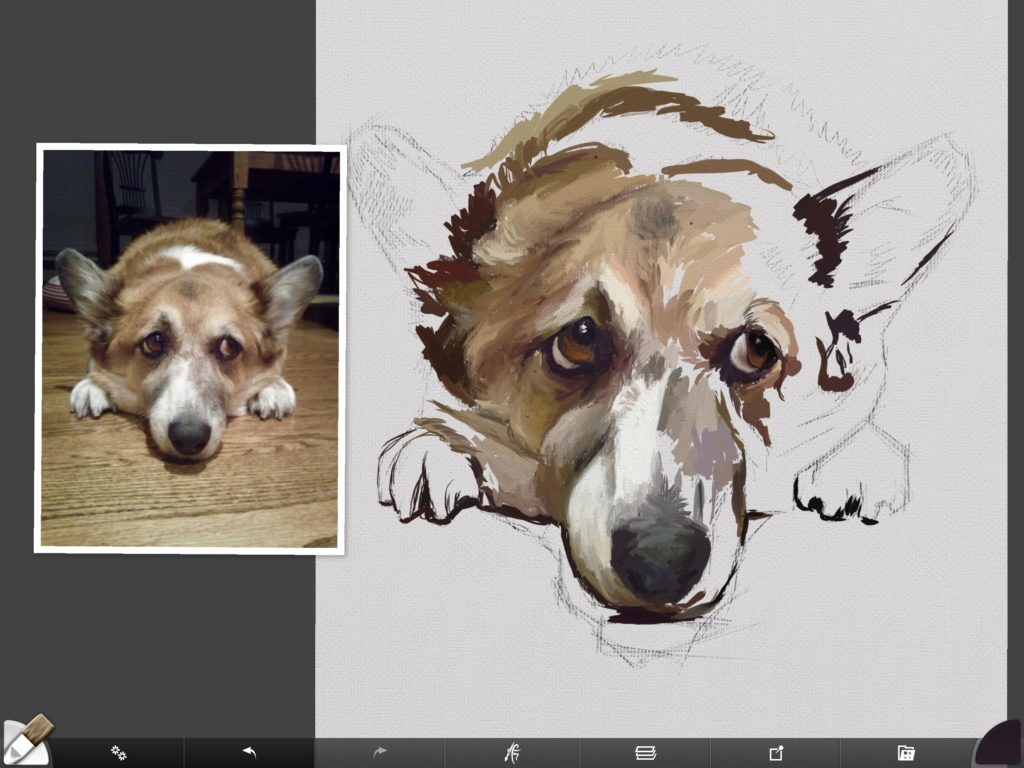 Painting A Corgi In ArtRage - 9 Helpful Dog Portrait Tips