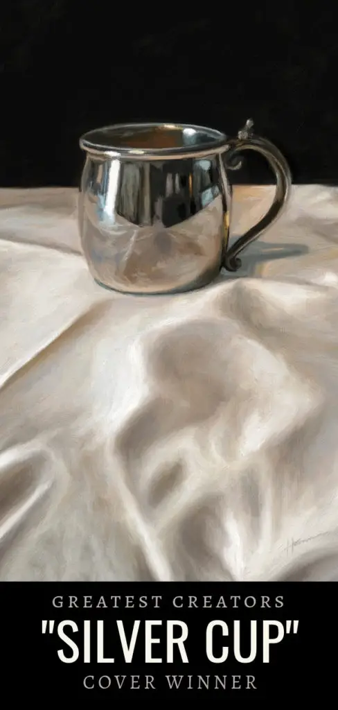 2019 Greatest Creators Cover Winner "Silver Cup" by Shelley Hanna