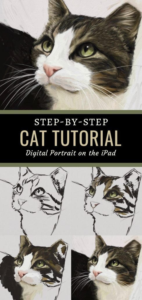 Tippy Cat Art Tutorial Pin 1