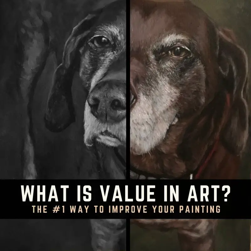 Value in art title graphic