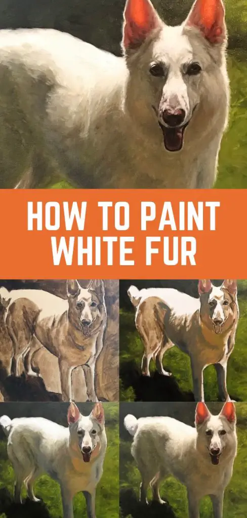 paint white fur pin 1