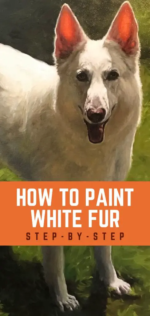 paint white fur pin 3