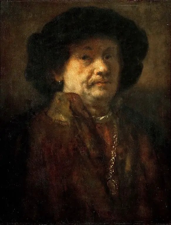Atelier van Rembrandt - Portrait van Rembrandt van Rijn (1655)