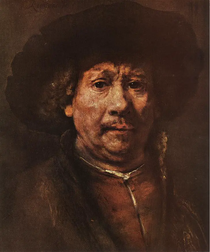 image of a Rembrandt - Little Self-Portrait 